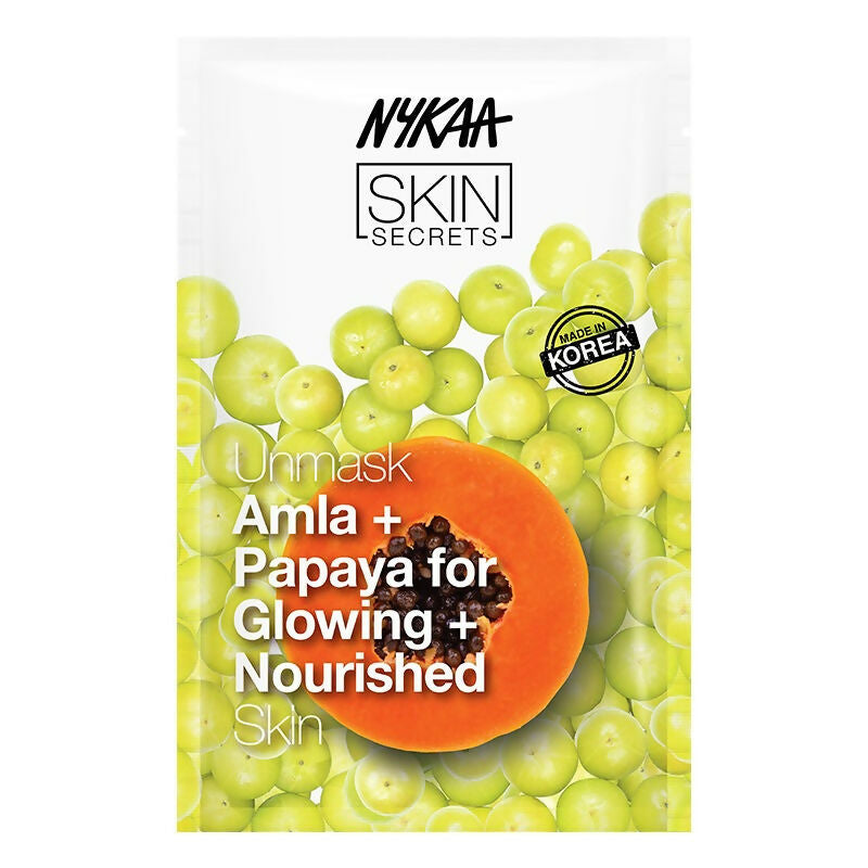 Nykaa Skin Secrets Indian Rituals Amla + Papaya Sheet Mask For Glowing & Nourished Skin - Distacart