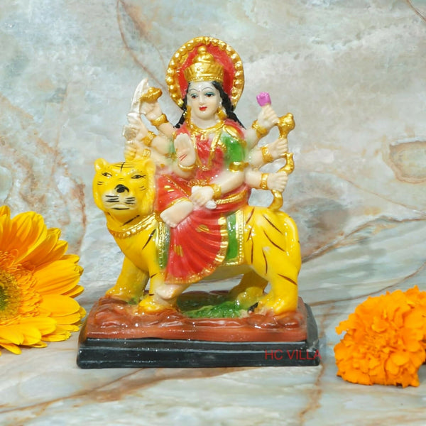 Hc Villa Polyresin Sherawali Mata Durga Maa Murti Statue - Distacart