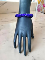 Thumbnail for Inhanns Unisex Crystal Bloom – Adjustable Crystal Bead Bracelets - Blue - Distacart