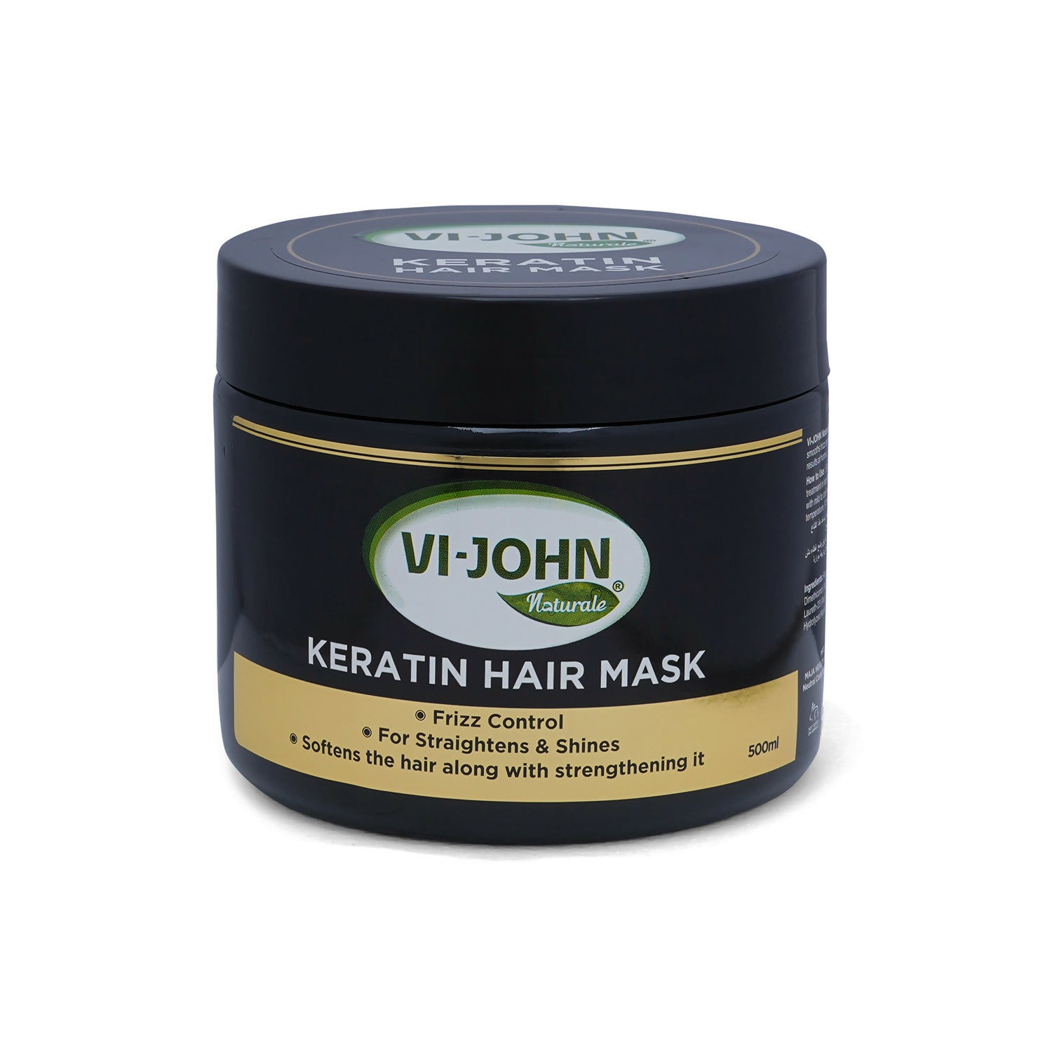 VI-JOHN Naturale Keratin Hair Mask for Friz Controal, Straightens & Shines