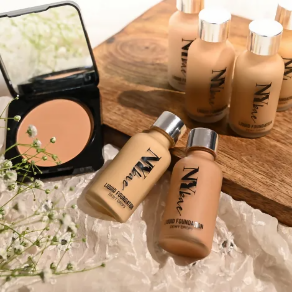 NY Bae Dewy Drops Foundation - Cafe Au Lait 9