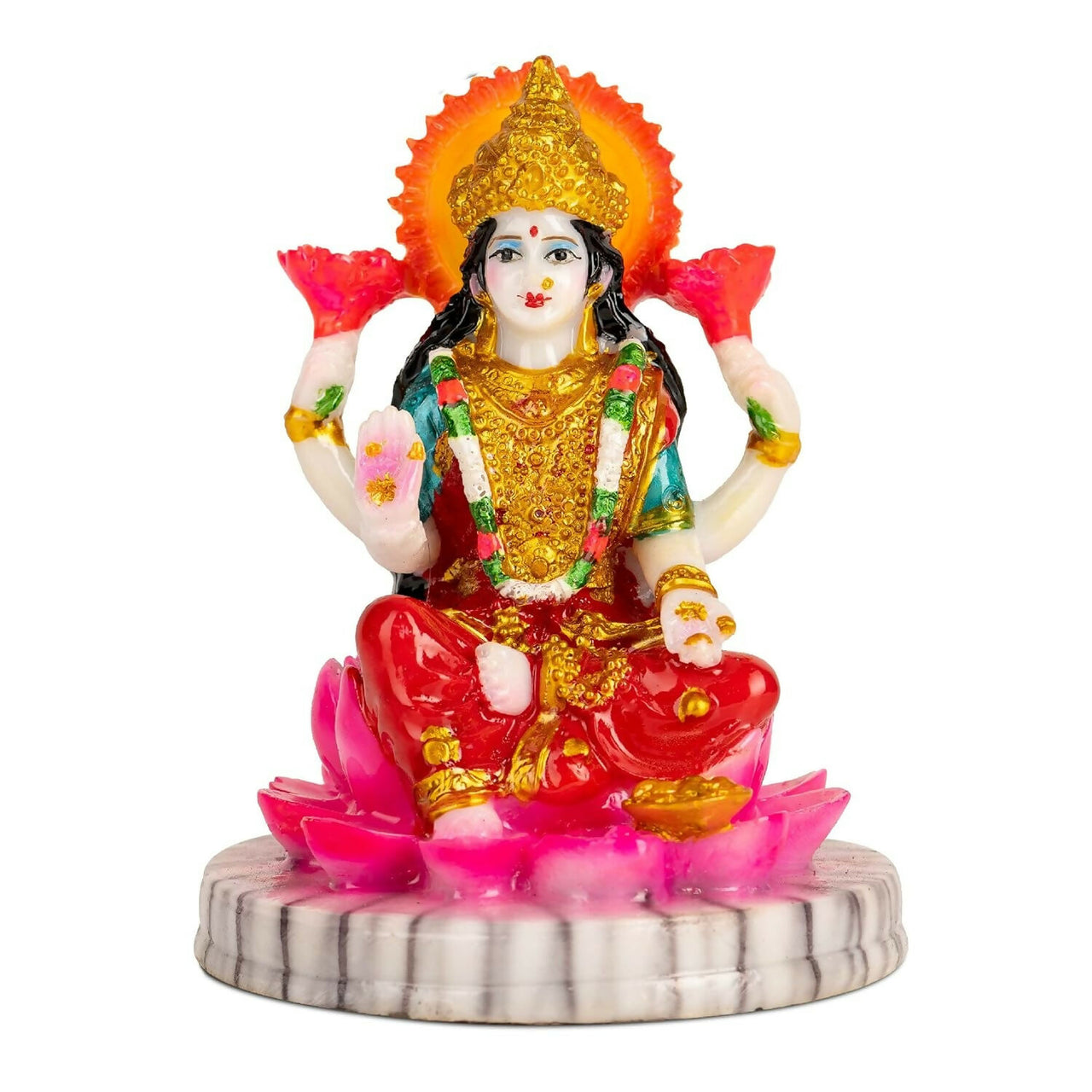 BS Handicrafts Stone Lakshmi Devi Idol - Distacart