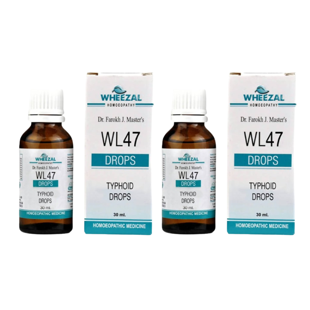 Wheezal Homeopathy WL47 Typhoid Drops - Distacart