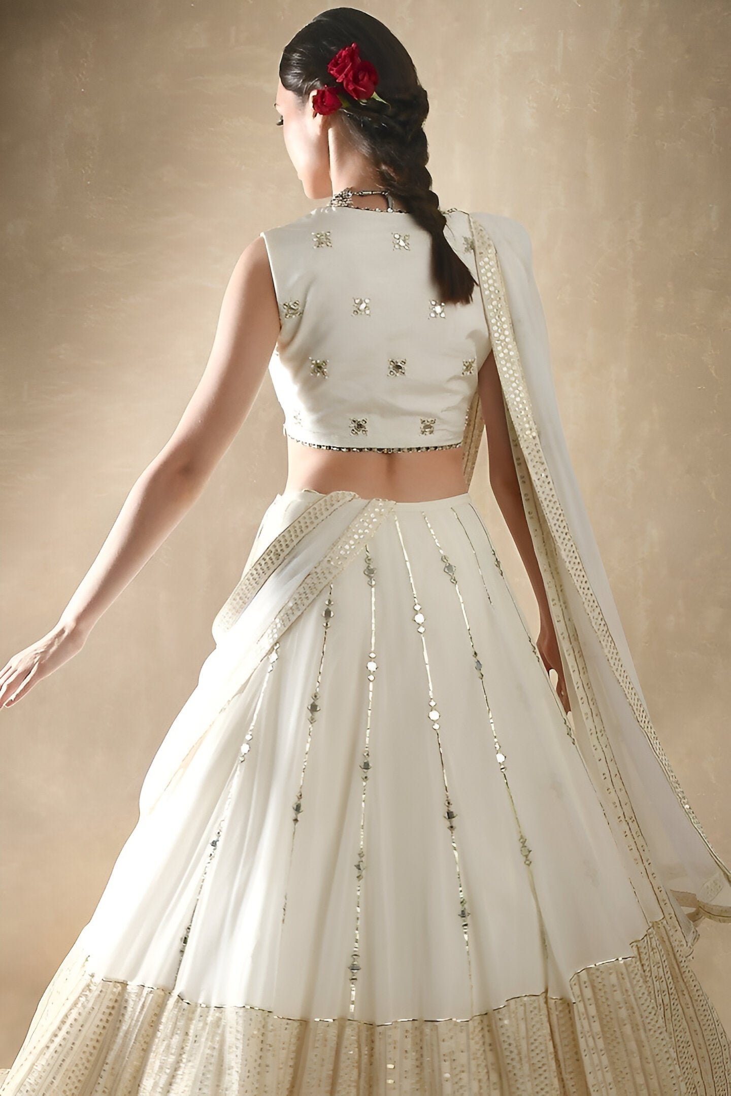 Lehenga Mart Designer Lehenga Choli - White - Distacart