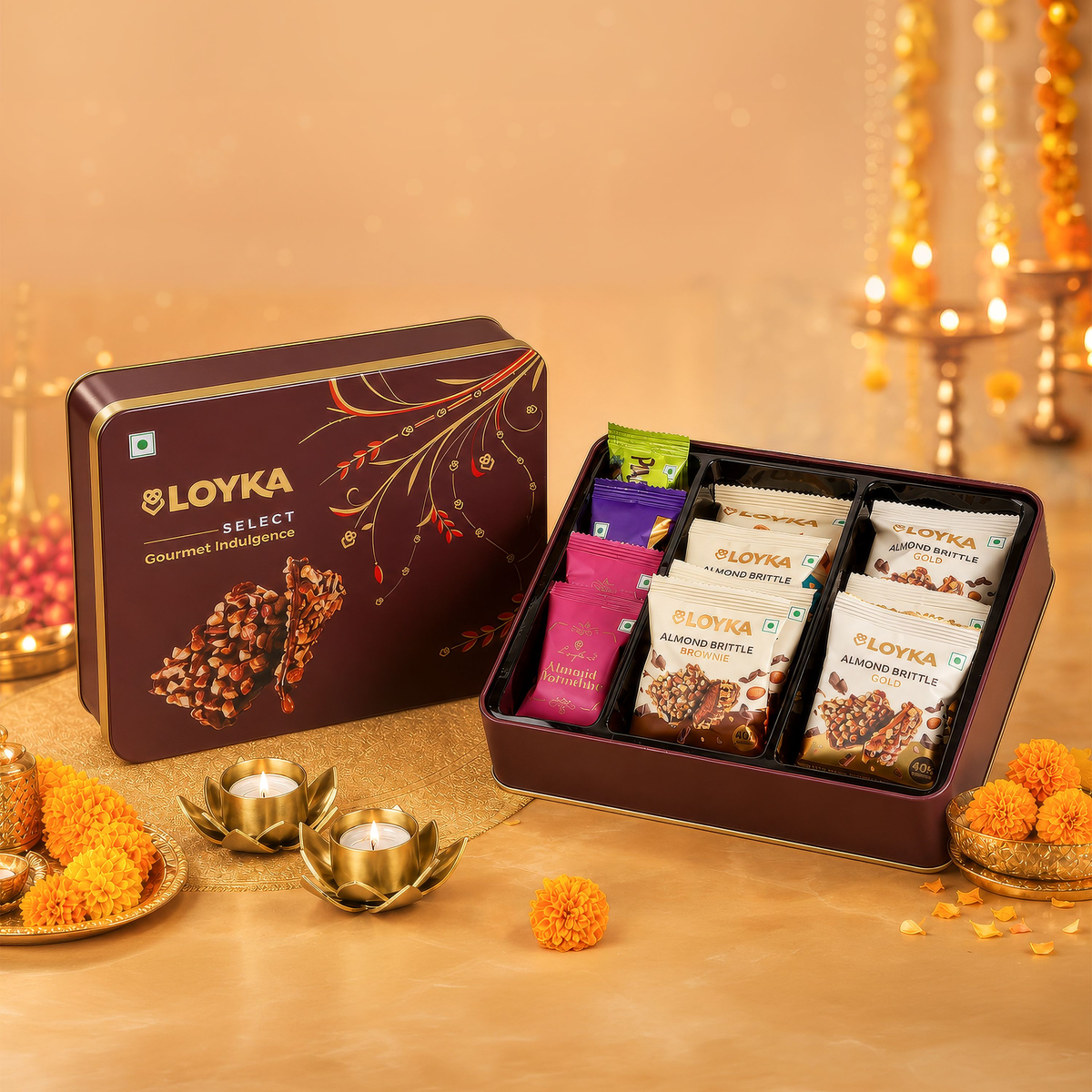 Loyka Select Majestic Maroon Tin (Reusable) Box