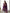 Lorenvalley Fashion Women Pure Soft Organza Silk Floral Print Fully Flair Anarkali With Pent Dupatta Set - Wine - Distacart