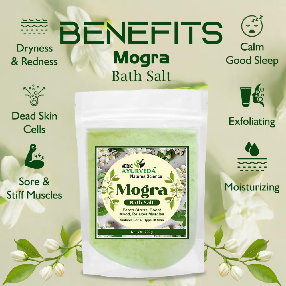 VedicAyurveda Mogra Bath Salt - Dista
