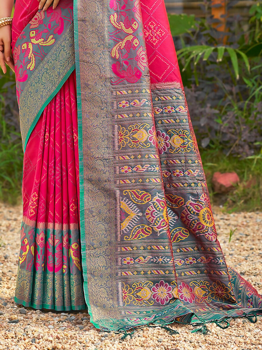 Astita Red Soft Silk Saree