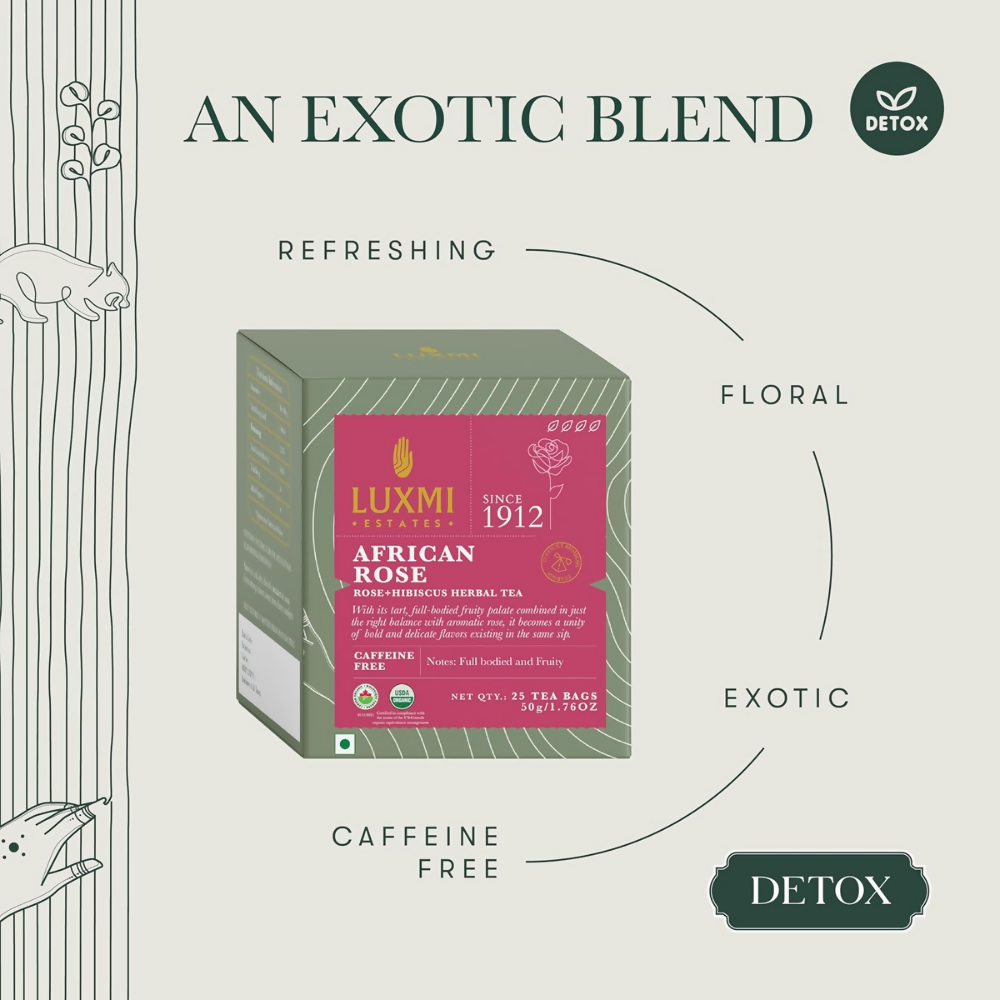 Luxmi Estates African Rose Herbal Infusion - Dista