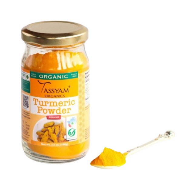 Tassyam Organics Certified 100% Organic Turmeric Powder - Distacart