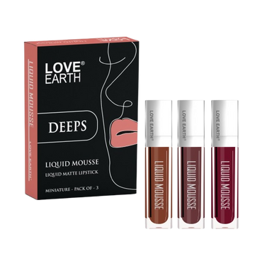 Love Earth Liquid Mousse Matte Lipstick - Deeps - Distacart