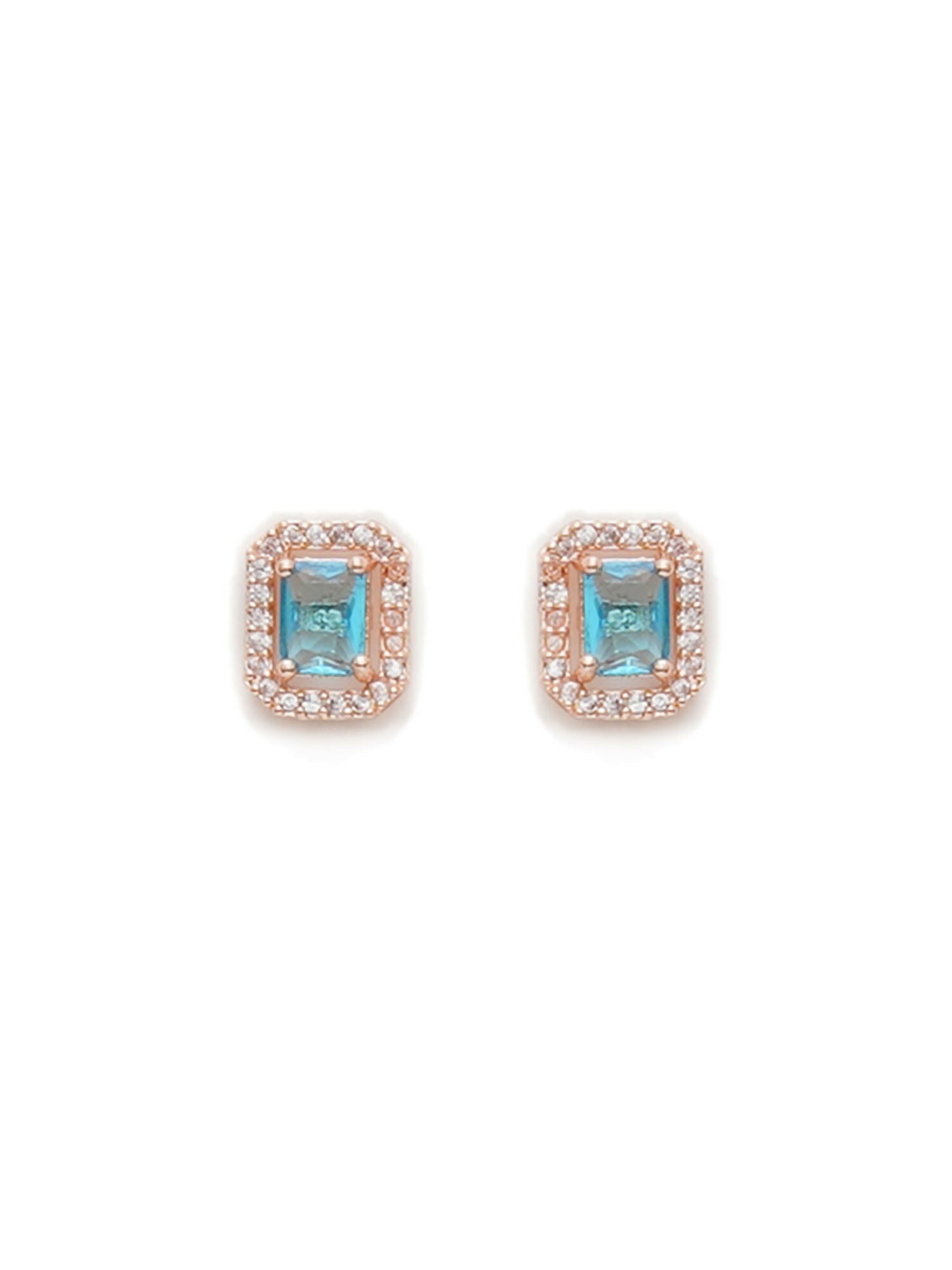stone stud (sky blue) - Ruby Raang - Distacart