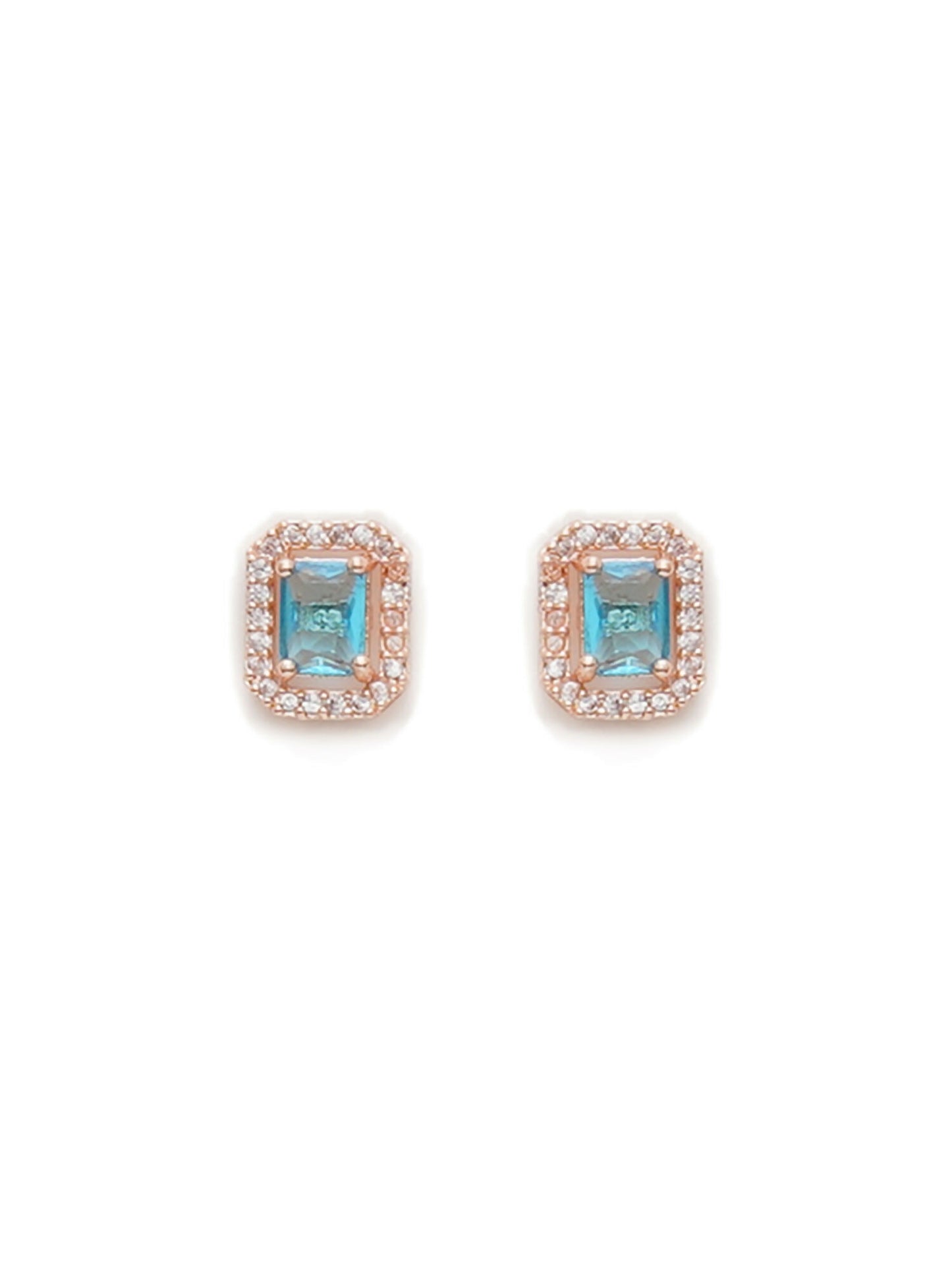 stone stud (sky blue) - Ruby Raang - Distacart
