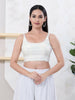 Joban Fashion Silver Shift Sleeveless Back Open Blouse - Dista