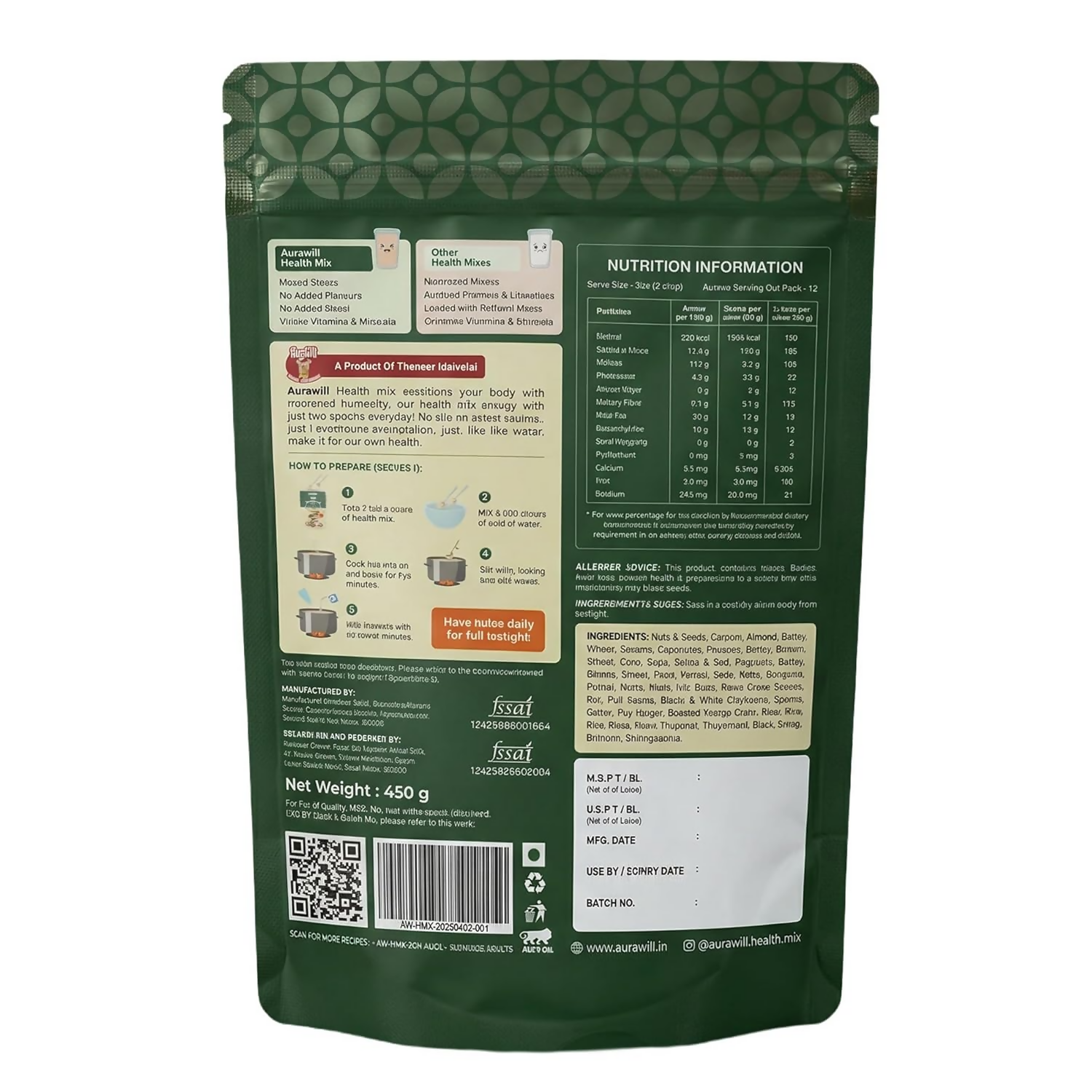 Aurawill Health Mix Powder - Dista