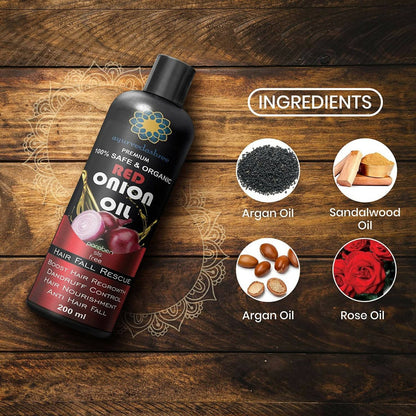 Ayurvedashree Red Onion Oil For Growth - Distacart