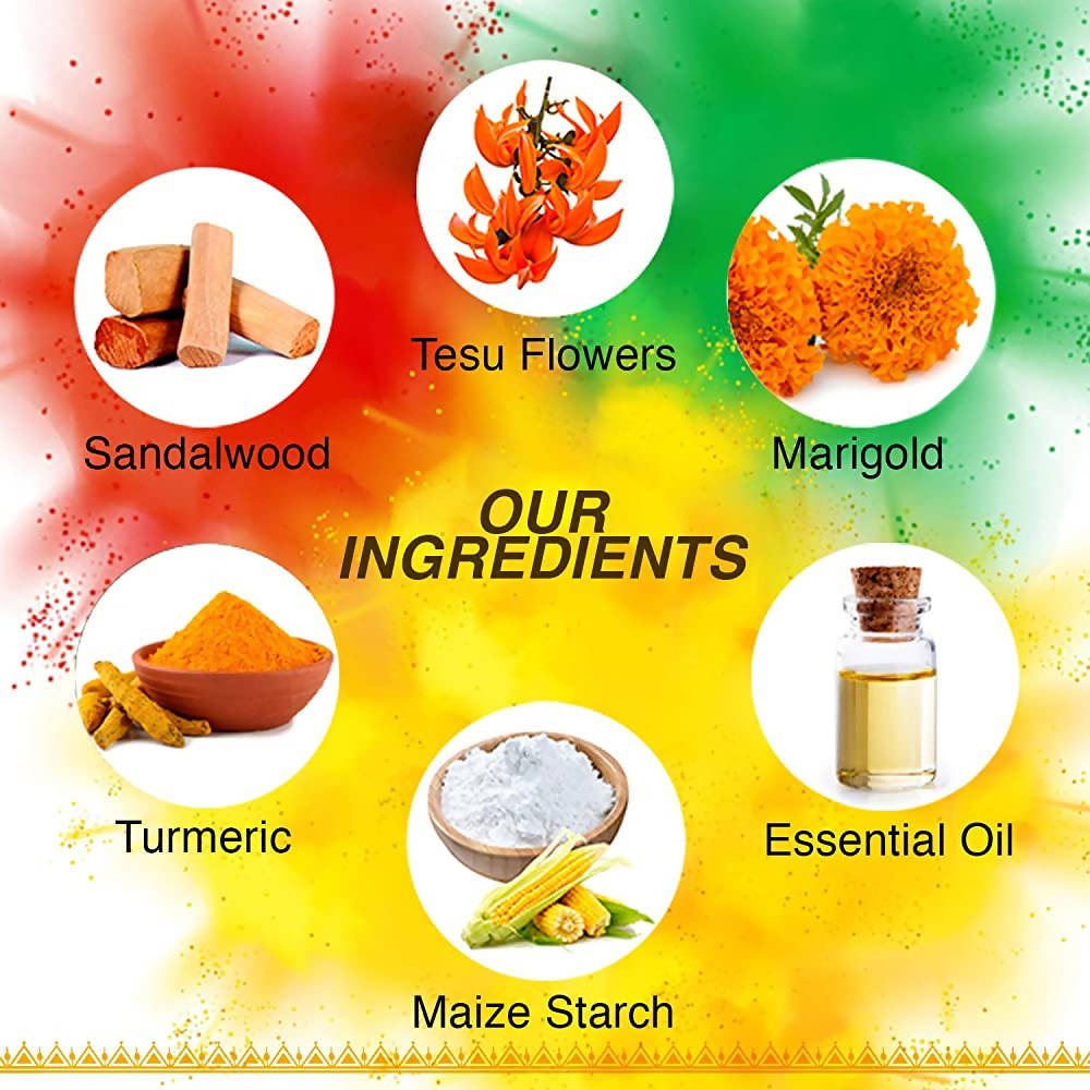 Antarkranti Naturals Yellow Herbal Handmade Gulal