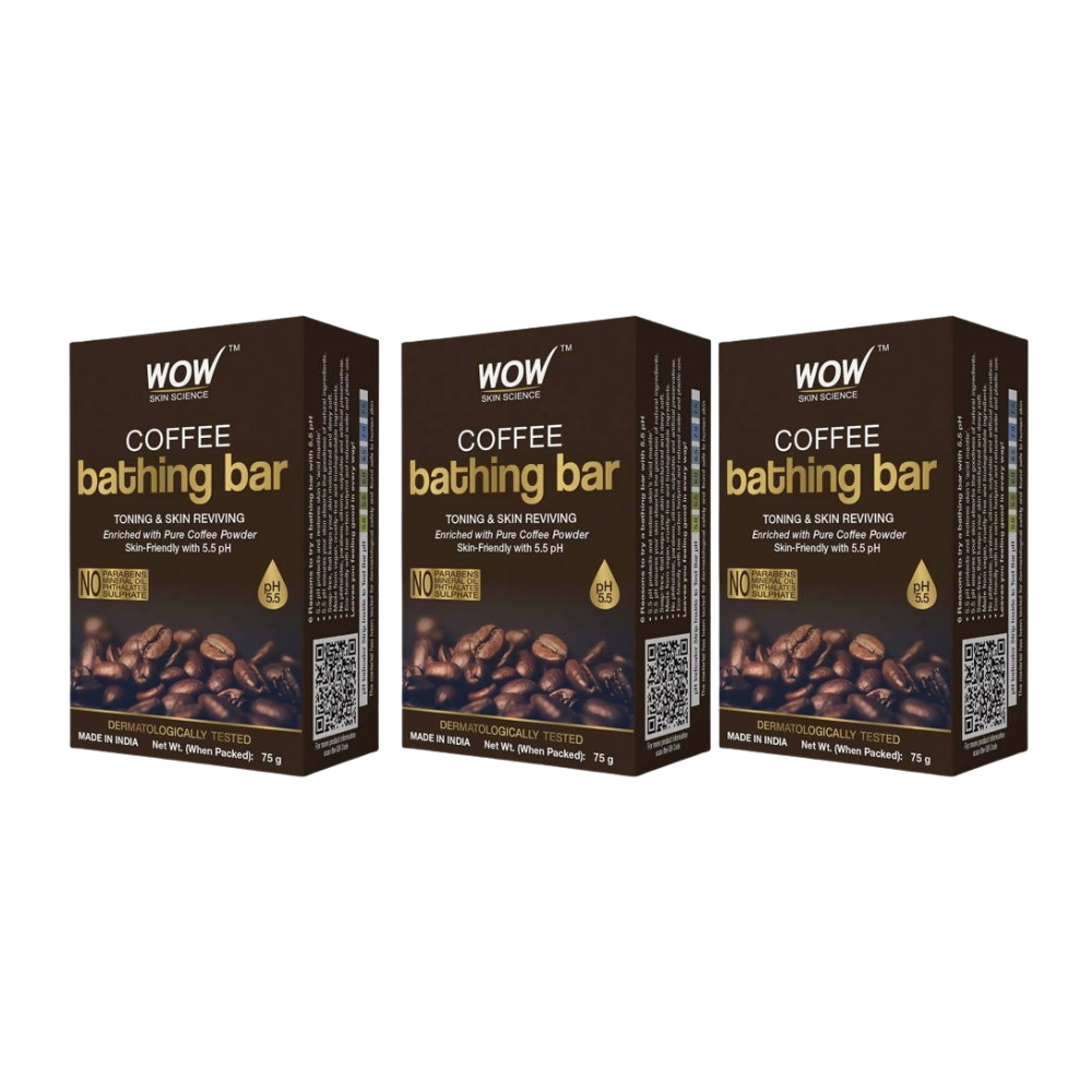 Wow Skin Science Coffee Bathing Bar - Distacart