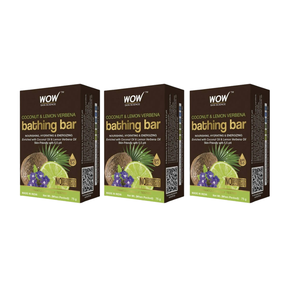 Wow Skin Science Coconut & Lemon Verbena Bathing Bar