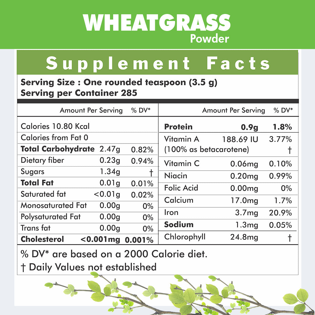 Herbal Hills Wheat-O-Power Wheatgrass Powder - Distacart