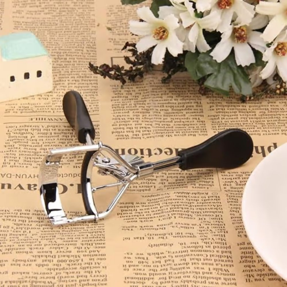 Bronson Professional Premium Eyelash Curler Black Volumizing Lash Lift Tool - Dista