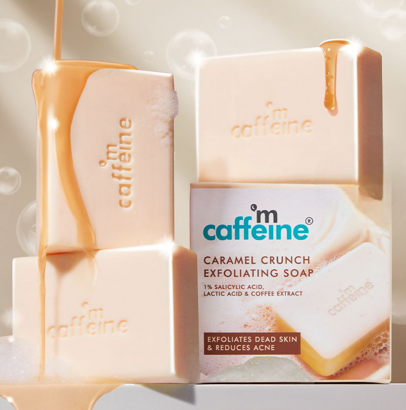 mCaffeine Caramel Crunch Exfoliating Soap - Distacart