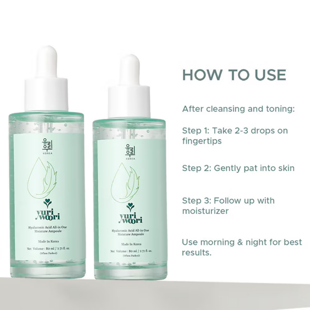 Yuri Woori Hyaluronic Acid All-In One Moisture Amphoule - Dista