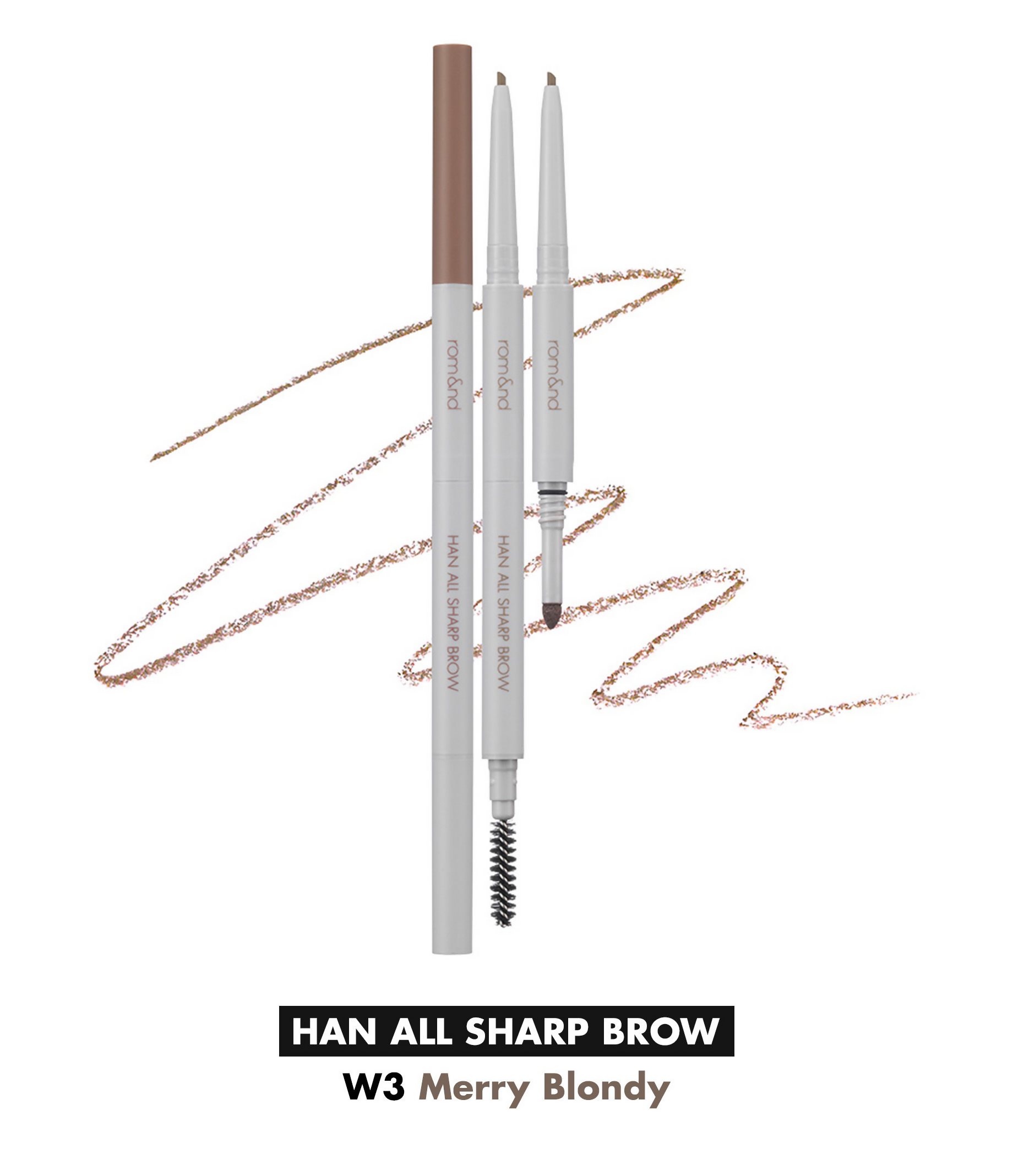Rom&nd Han All Sharp Brow - W3 Merry Blondy - Distacart