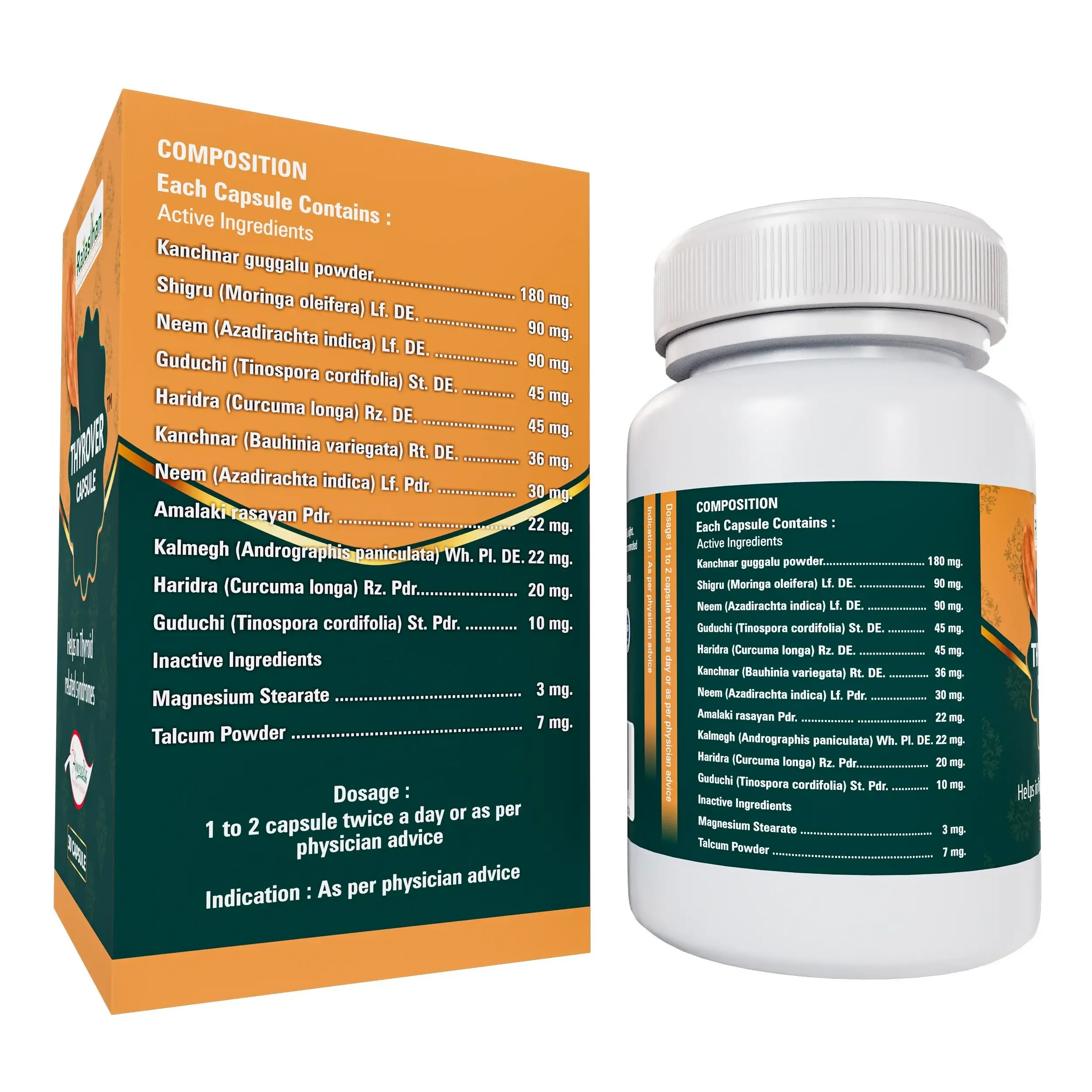 Rajasthan Herbals Thyrover Capsules