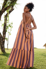 Thumbnail for Aayaa Designer Printed Full Flared Gown - Multi Color - Distacart