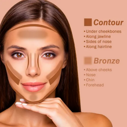 NY Bae Pro Contour & Bronze - Deep Brown 01 - Distacart