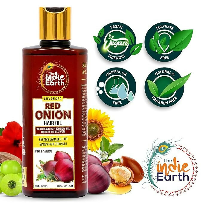 The Indie Earth Advanced Red Onion Oil - Distacart