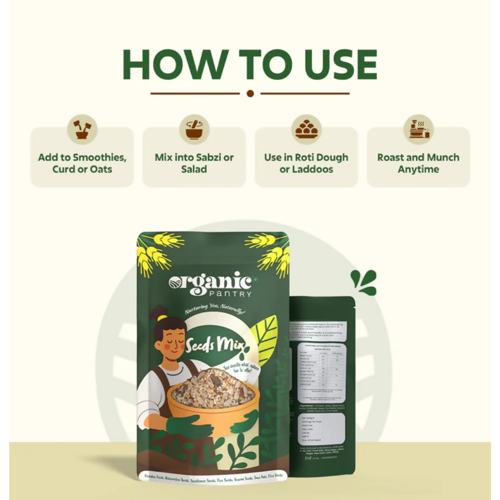 Organic Pantry Seeds Mix - Distacart