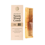 Thumbnail for The Pure Story Oil Infused Neem Wood Dual Comb - Distacart