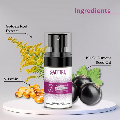 Saffire Naturals S7 Platinum Face Serum - Distacart