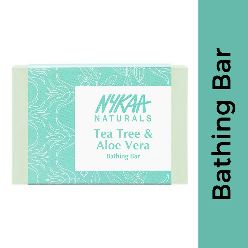 Nykaa Naturals Tea Tree & Aloe Vera Moisturising Bathing Soap - Distacart