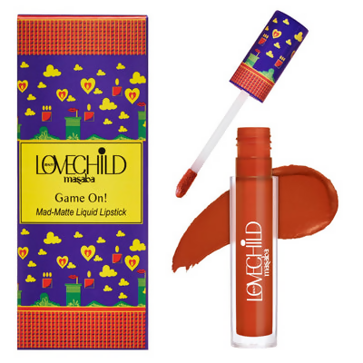 LoveChild By Masaba Gupta Bonus Transfer-proof Rustic Orange Liquid Lipstick - Distacart
