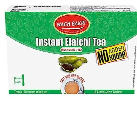Wagh Bakri Elaichi Instant Tea Premix - No Added Sugar - Distacart