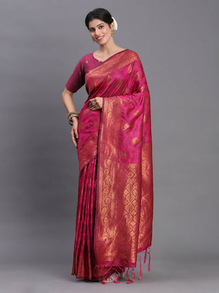 Astita Silk Pink Saree