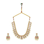 Thumbnail for Nuyug 18K Gold Plated Estele Gold Tone Beaded Long Necklace Set