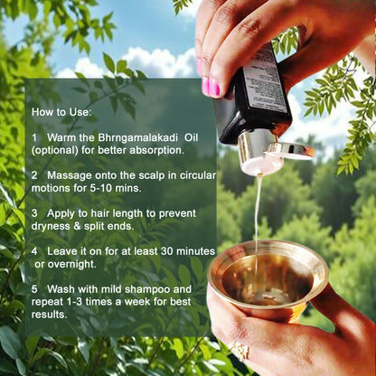 Ayurvedic Hair Care Ritual for hair growth and stress relief