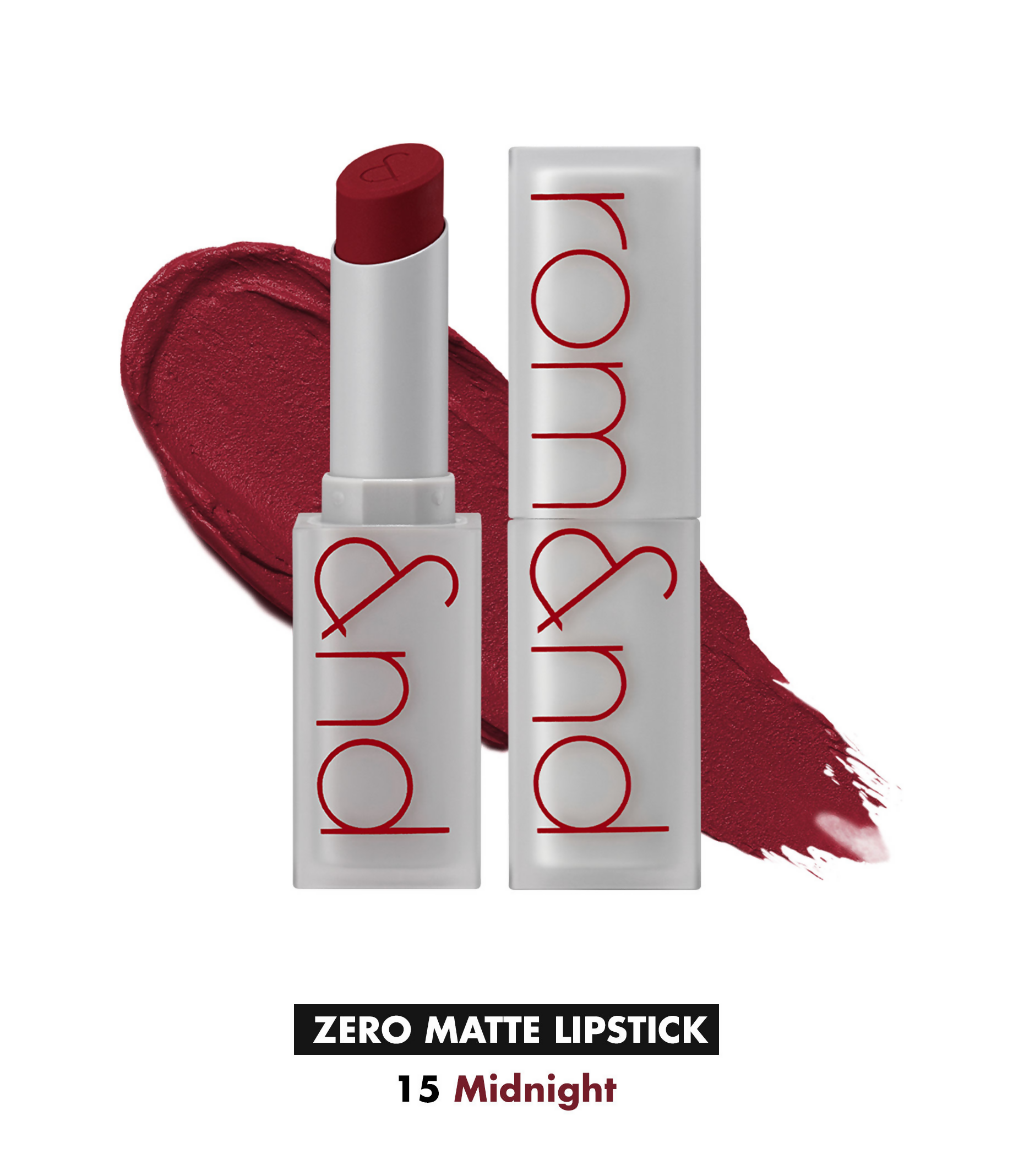 Rom&nd Zero Matte Lipstick - 15 Midnight - Distacart