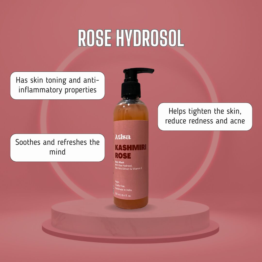 Atisa Kashmiri Rose Body Wash - Distacart