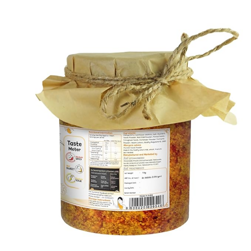 FarmDidi Mango Pickle - Tangy & Salty - Distacart