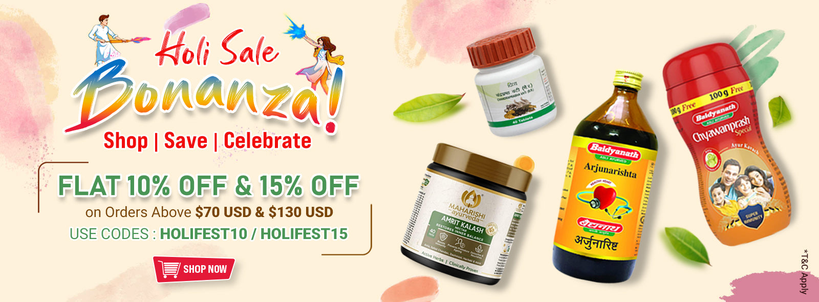 Holi Bonanza Sale - Wellness Products