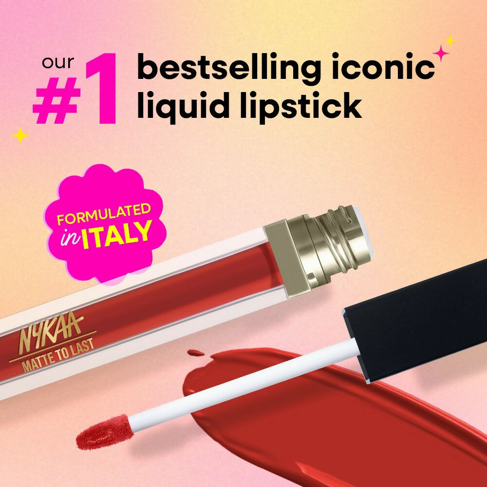 Nykaa Matte To Last ! Transferproof Liquid Lipstick - Guwa hottie -03 - Dista