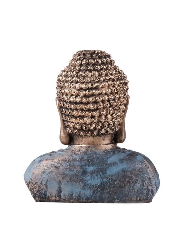 The White Ink Decor Meditation Buddha Idol - Distacart