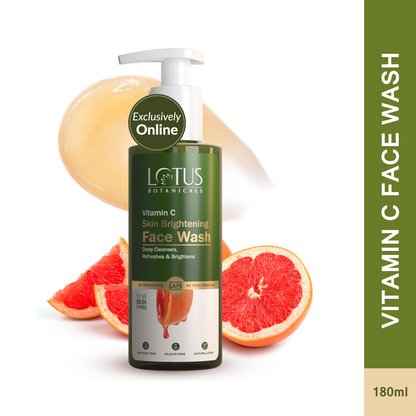 Lotus Botanicals Skin Brightening Face Wash - Distacart