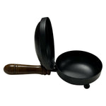 Thumbnail for Not Available Handcrafted Metal Dhoop Dani Incense Burner - Black Color - Dista