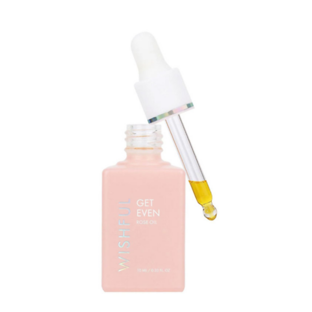 Wishful By Huda Beauty Get Even - Rose Oil - Korean Skincare - Distacart